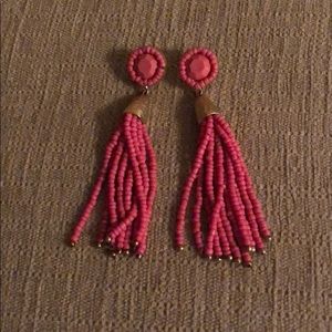 Boutique pink tassel Earrings
